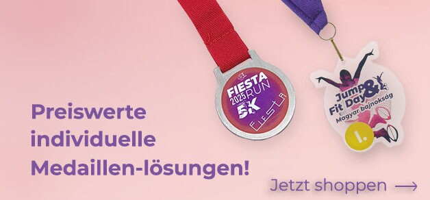 Kostengünstige individuelle Medaillen- lösungen!