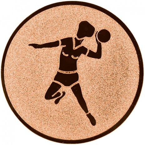 Handball (Frauen) Emblem bronze 50 mm