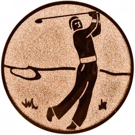 Golf Emblem bronze 25 mm