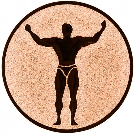 Fitness Emblem bronze 25 mm