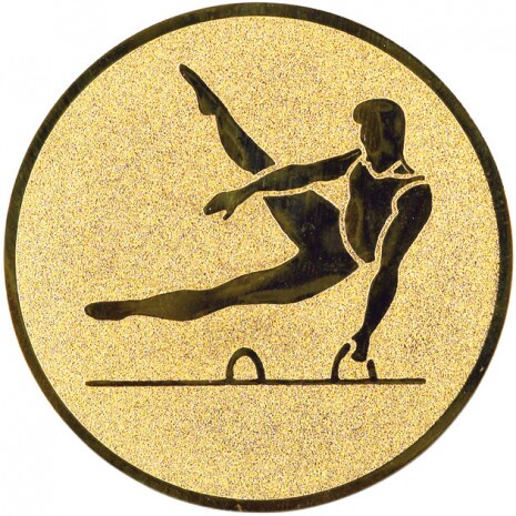 Gymnastik (Männer) Emblem gold 25 mm