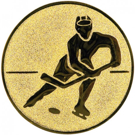 Eishockey Emblem gold 50 mm