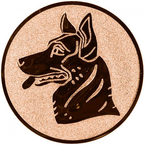 Hund (deutscher Schäferhund) Emblem