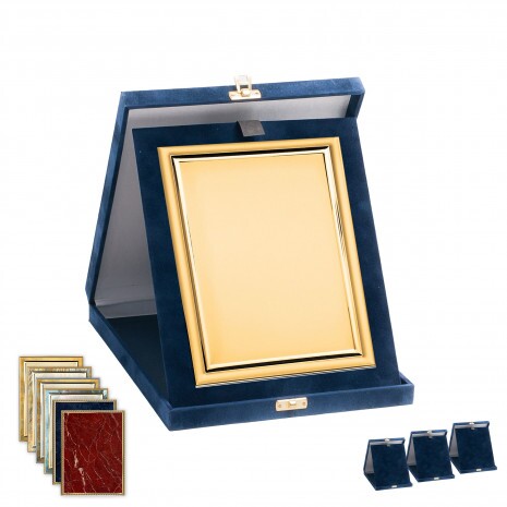 Plüschplakettenbox in Blau