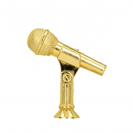 Mikrofon Goldfigur