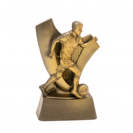 Fußball (kleiner Spieler) Kunstharzskulptur