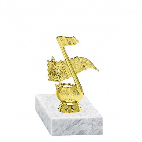 Musik Goldfigur mit Basis