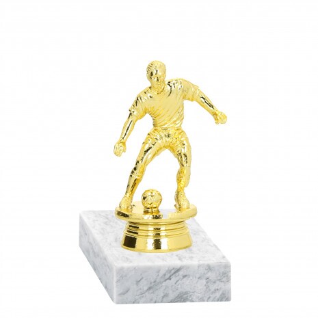 Fußball (Herren klein) Goldfigur mit Basis
