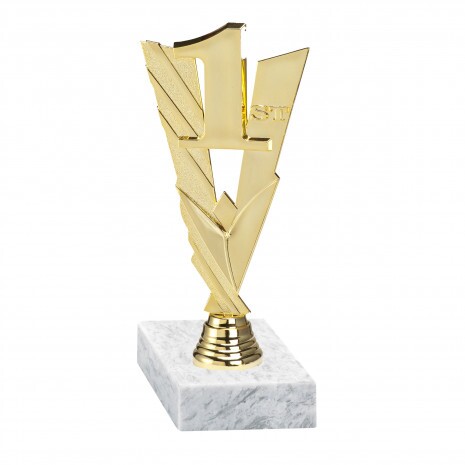 Platz Goldfigur mit Basis