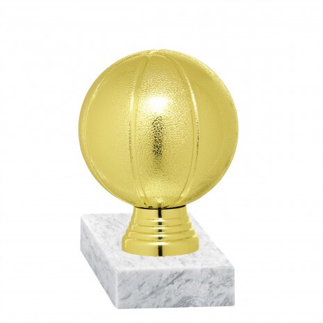 Basketball Goldfigur mit Basis
