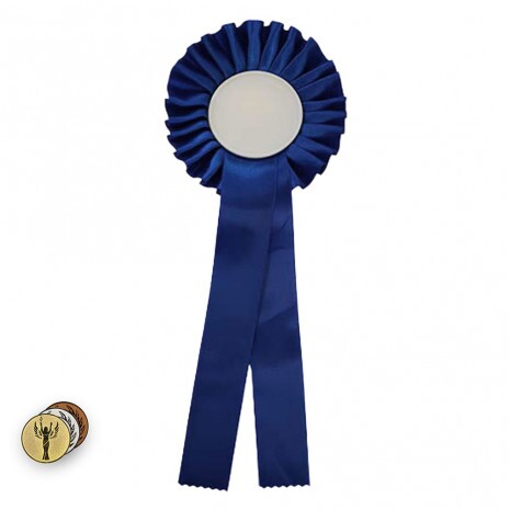Rosette blau