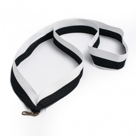 Schwarz und Weiß 22 mm Medaillenbänder