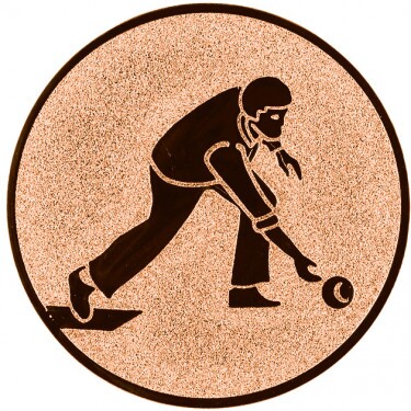 Squittles-Männer Emblem bronze 25 mm