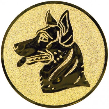 Hund (deutscher Schäferhund) Emblem