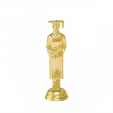 Student (männlich) Goldfigur