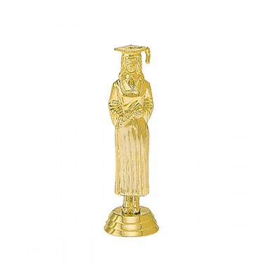 Studentin (weiblich) Goldfigur