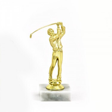 Golf Goldfigur