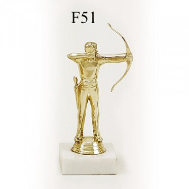 Bogenschütze (männlich) Goldfigur