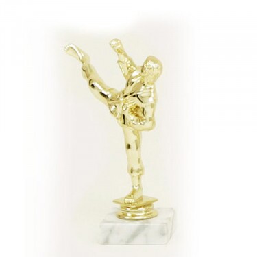 Karate (Herren groß) Goldfigur