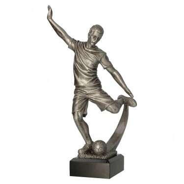 Fußballspieler Kunstharzskulptur