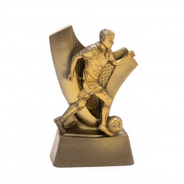 Fußball (kleiner Spieler) Kunstharzskulptur