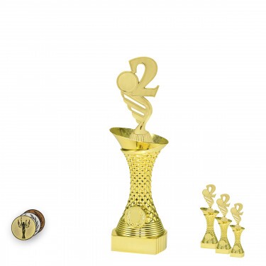 Platz auf goldenem Säulenständer