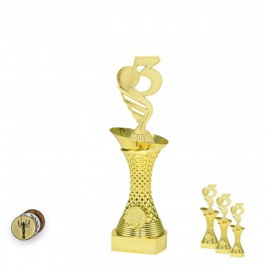 Platz auf goldenem Säulenständer