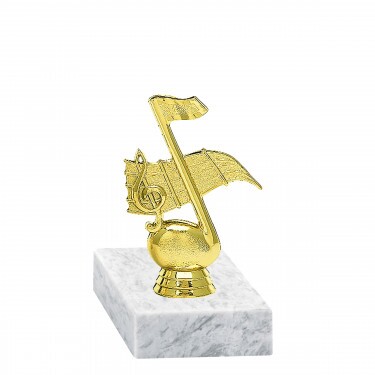 Musik Goldfigur mit Basis