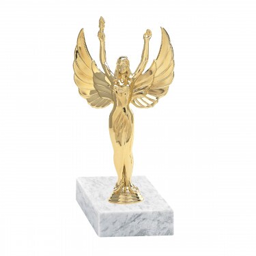 Siegreich (Little Victoria) Goldfigur mit Basis