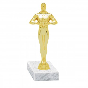Ossi-Statue Goldfigur mit Basis