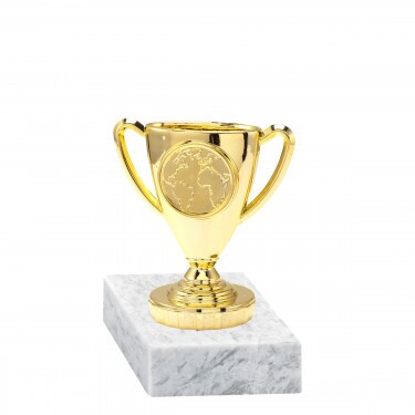 Pokal (Gold) Goldfigur mit Basis