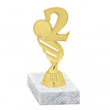 Platz Goldfigur mit Basis