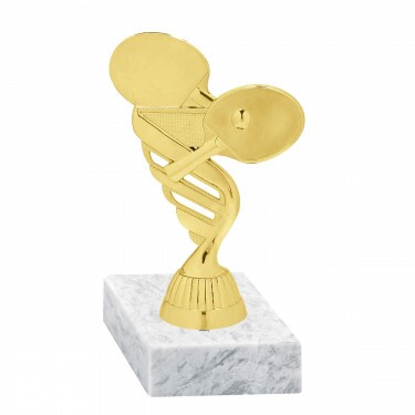 Tischtennis Goldfigur mit Basis
