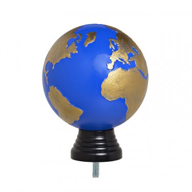 Globus Bunte Figur mit Basis