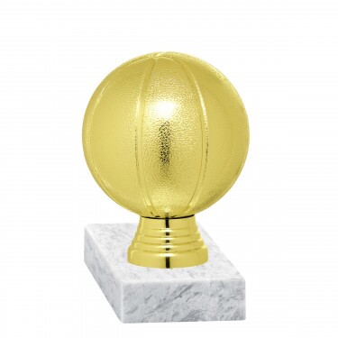 Basketball Goldfigur mit Basis