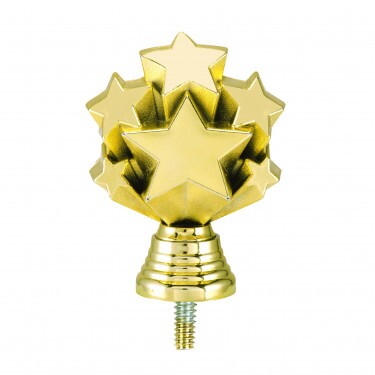 Sterne Goldfigur mit Basis