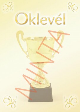 Zertifikat mit Pokal A4