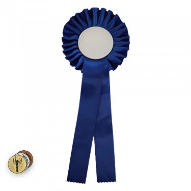 Rosette blau