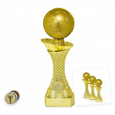 Fußball auf goldenem Säulenständer