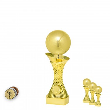 Globus auf goldenem Säulenständer