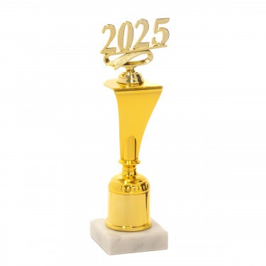 2025-Figur auf gebogenem Sockel A
