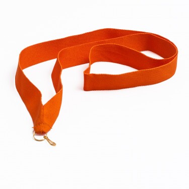 Orange 22 mm Medaillenbänder