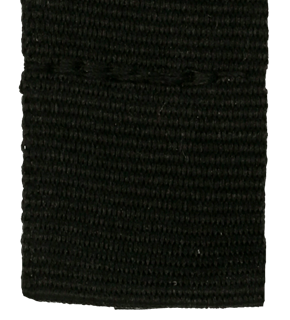 Schwarz 20 mm Genähtes Medaillenband