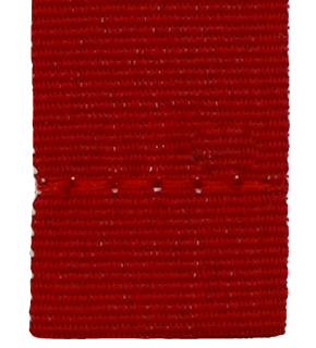 Rot 20 mm Genähtes Medaillenband