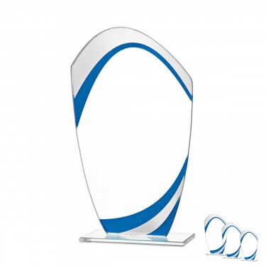 Glasauszeichnung Aqua