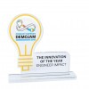 Premium Acryl-Trophäe mit Acrylbasis, breit