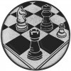 Schach Emblem bronze 25 mm