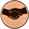 Händedruck Emblem
