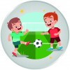 Kids Fußball Junge Emblem