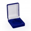 Plüsch-Medalienbox in Blau für 40/50 mm Medaillen